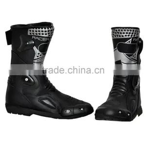 Motorbike Leather Boot/Racing Boot/ LEATHER MOTORCYCLE BOOT thumbnail-1