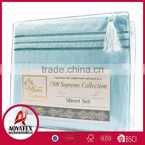 Wholesale Queen Microfiber Duvet Cover Bed Bedding Sheet Sets With Zipper thumbnail-1