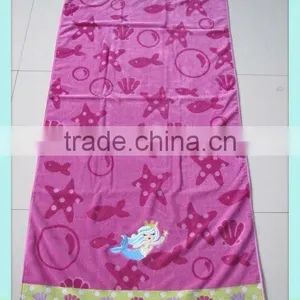 Cotton Velour Double Jacquard Beach Towel thumbnail-1