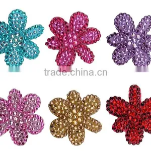 Wholesale Flower Findings and Accessory w Crystal,Fashion Beautiful Flower Jewelry Accessory for Jewelry Making on Factory Price thumbnail-1