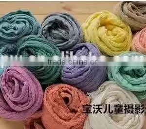 Newborn Cheesecloth Wrap Stretch Knit Warp Baby Cocoon Wrap Newborn Photography Props thumbnail-5