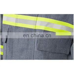 Hot Sale Top Quality Best Price Flame Retardant Safety Overalls Workwear for Mining thumbnail-4