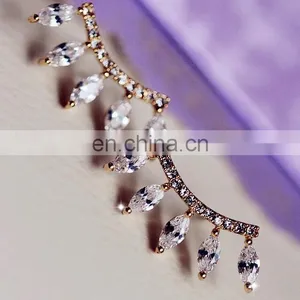 Fashion Ear Cuff Gold Zircon Ear Clip thumbnail-6