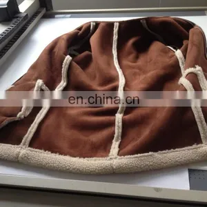2015 Ladies Fake Fur and Fake Suede Bonding Jacket thumbnail-4