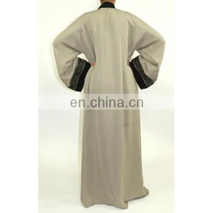 Hot Sale New Model Abaya In Dubai,Open Abaya Turkey,Maxi Dressed Long Sleeve thumbnail-2