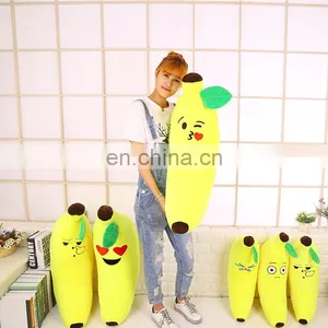OEM Designs Whatsapp Emoji Stuffed Plush Canana Pillow thumbnail-2