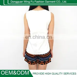 China Wholesale Casual Panther Printed Short Sleeve Shorts thumbnail-2