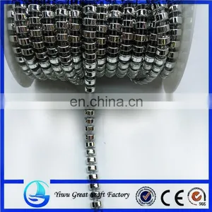 Fashion Semicircle Plating Gun Black Clothing Plating Beads Beads Chain Connectivity thumbnail-1