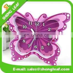 Three-dimensional Digital Butterfly Table Clock thumbnail-2