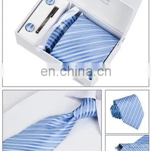 Well Packaging Mens Fashion Silk Woven Neckties thumbnail-1
