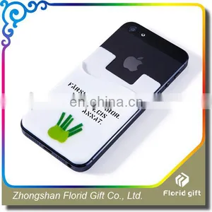 Customized Printing Silicone Smart Card Wallet 3m Sticky thumbnail-4