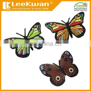 Custom Garment Accessories Butterfly Embroidery Patches With Iron on Backing thumbnail-1