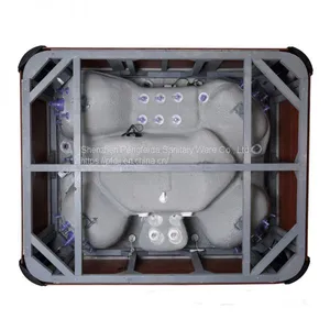 2018 Hot Sale Cheap Acrylic Outdoor Hot Tub Spa With HDTV thumbnail-5