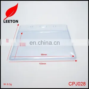 Factory Supply Clear Plastic PVC Working Card Badge Holder thumbnail-2