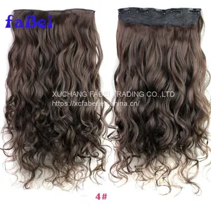 Top Virgin Peruvian Human Hair 100 Clip in Hair Extension, Virgin Hair thumbnail-1
