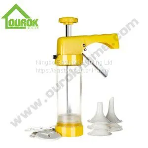 PLASTIC MANUAL COOKIE PRESS FOR DIY CK101 thumbnail-3