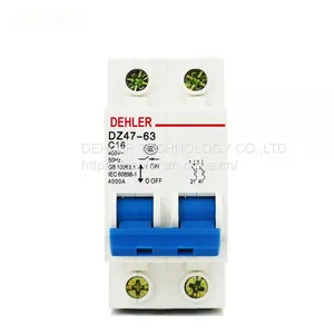 Dz47-63 C16 2pminiature Air Switch Miniature Circuit Breaker Leakage Switch thumbnail-2