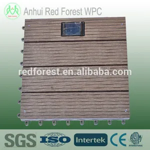 Bamboo Plastic Composite Flooring Tiles thumbnail-1