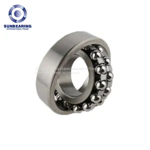 SUNBEARING 1200 Mini Self-Aligning Ball Bearing Chrome Steel GCR15 thumbnail-3