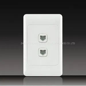 Push Button Wall Switch Socket Digit Telephone Socket With Data Socket thumbnail-5