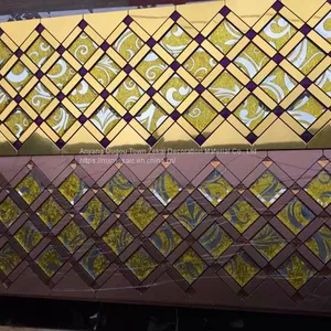 395x495 Self-adhesive Mosaic Tile Metal Mosaic Tile Glass Mosaic Tile thumbnail-2