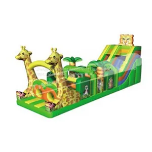 Giant Inflatable Obstacle, Adult Inflatable Obstacle Course, Obstacle Race Inflatable Game thumbnail-1