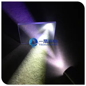 Optical Sapphire Crystal Square Windows , High Transparency Lens thumbnail-1