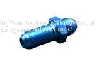 Blue Zinc Plated Cnc Machining Automotive Parts 12L15 Material Automotive Connector thumbnail-1