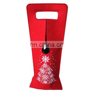 Factory Sales Non Woven Felt Christmas Wine Bag thumbnail-2