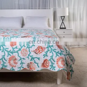 Luxury 100% Microfiber Premium Ultra Soft Quilt Coverlet, Lightweight Comfortable Bedding Bedspread thumbnail-3
