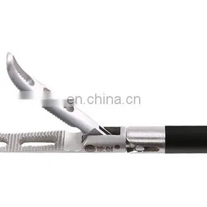 Laparoscopic Grasper With Diam 5mm 10mm Insulated Handle With Rachet Plastic Scissor Clamp thumbnail-5