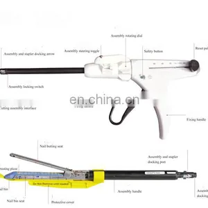 Surgical Disposable Rotate Linear Cutter Staplers for Endoscope Use Medical Instrument thumbnail-2