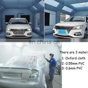 Automotive Inflatable Portable Car Spray Paint Booth Garage Tent Durable Large Automobile Painting Wash Room For Car thumbnail-7