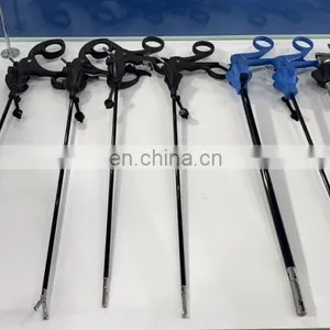 Laparoscopic Straight Needle Holder Forceps Laparoscopy Endoscopic Instruments thumbnail-1