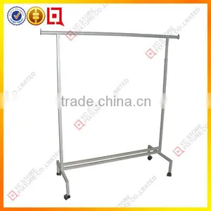 Unique Double Bar Clothing Rack Display thumbnail-1