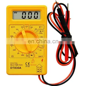 DT830A Small Digital Multimeter With 50Hz Square Wave Output as a Signal Source thumbnail-1