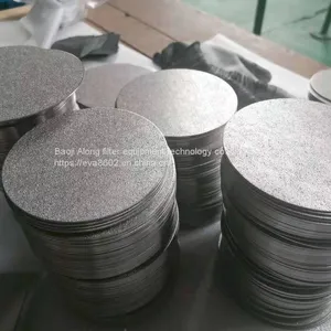 PEM Electrolyzer Sintered Titanium Porous Electrode Substrate Plate Titanium Filter Sheet thumbnail-3