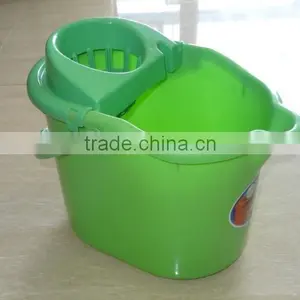 Plastic Cleaning Mop Bucket With Wringer Without Wheel thumbnail-2