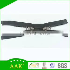 3# Delrin Open End Double Puller Metal Garment Accessories Mens Shirts Zippers thumbnail-4