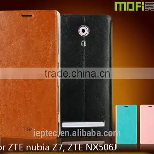 MOFi RUI Series PU Leather Flip Cover Cases for ZTE Nubia Z7, ZTE NX506J, Moblile Phone Accessories thumbnail-1