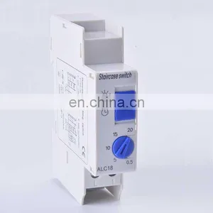 ALC18 Din Rail Staircase Lighting Timer Switch Timer Relay 220VAC 16A Used for Corridor Lighting Mechanical Din Rail Timer thumbnail-1