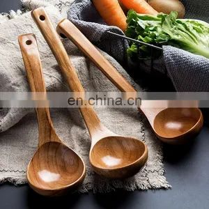 Modern Cooking Spoon Kitchen Accessories New Arrival Restaurant Wood Home Utensil thumbnail-1