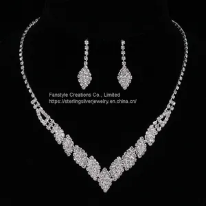 Rhinestone Jewelry for Wedding, Bridal, Party, Pegeant thumbnail-1