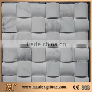 Pink Beige Marble Mosaic Natural Split Face thumbnail-1