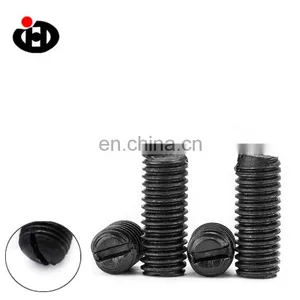 High Quality Carbon Steel Gr8.8 Flat Point Slotted Set Screw M10 thumbnail-4