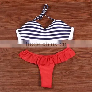 New Women Paded Bra Underwear Bikini Set thumbnail-3