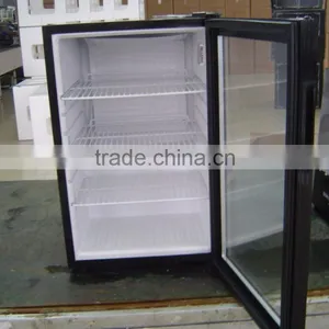 Hotel Use Portable Single Glass Door Counter Top Mini Drink Visi Cooler thumbnail-6