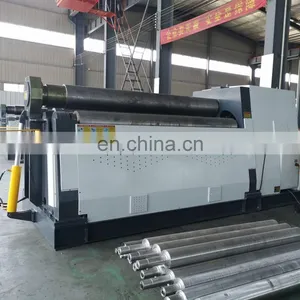 Plate Bending Press Rollers W12 CNC Four Roller Bending Rolling Machine for Steel Sheet Plate Processing thumbnail-2