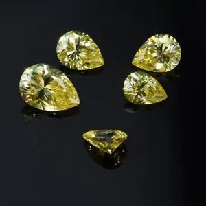 Wholesale Loose Colorful Oval Moissanite Diamond Pink Yellow Green Blue Color Moissanite With GRA Certificate thumbnail-5