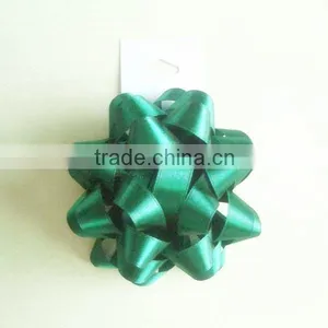 Gift Deluxe Fancy PET Bow For Festive Decoration Package/Matte Metallic Ribbon Star Bow/holiday Decortion Star Bow thumbnail-5
